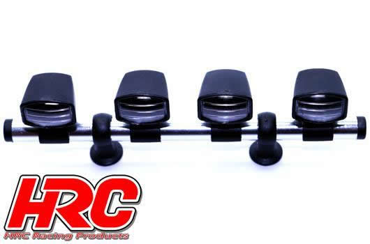 Set d'éclairage - 1/10 ou Monster Truck - LED - Prise JR - Barre de toit - Type B Long