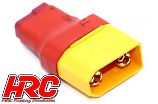 HRC Racing - HRC9132D - Adaptateur - Compacte - Ultra-T(F) à XT90(M)