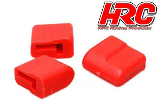 HRC Racing - HRC9031R - Connector - Ultra T Plug Protection rubber caps (3 pcs) - Gold