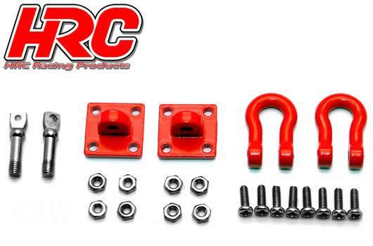 HRC Racing - HRC25161A - Pièces de carrosserie - Accessoires 1/10 - Scale - Aluminium - Boucles de remorquage