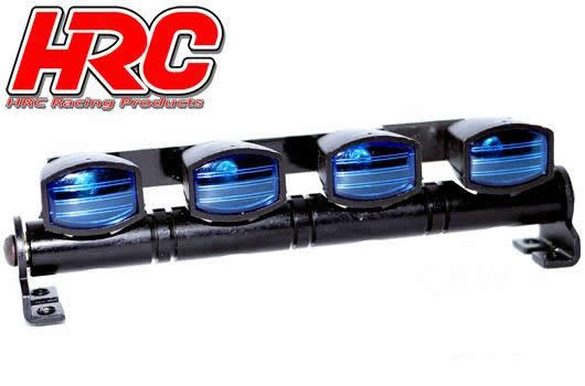 Light Kit - 1/10 or Monster Truck - LED - JR Plug - Roof Light Bar - Type A Blue