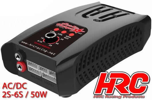 HRC Racing - HRC9356 - Ladegerät - 12/230V - HRC Star-Lite Charger V1.0 - 50W