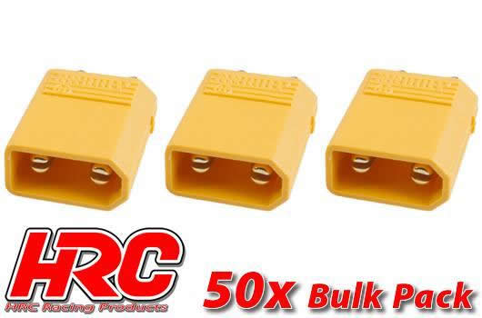 HRC Racing - HRC9090C - Connettori - XT30 - maschi (50 pzi) - Gold