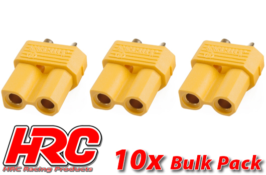 HRC Racing - HRC9091B - Connector - XT30 - Female (10 pcs) - Gold