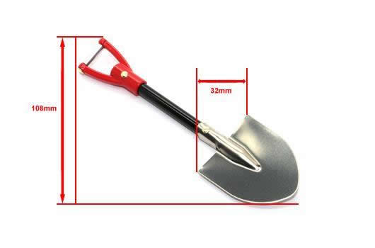 Pièces de carrosserie - Accessoires 1/10 - Scale - Metal Shovel