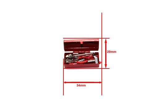 Karosserieteile - 1/10 Zubehör - Scale - Werkzeugbox Metall