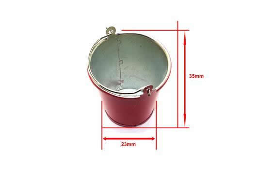 Parti di carrozzeria - 1/10 accessorio - Scale - Secchio grande 55x60x41mm