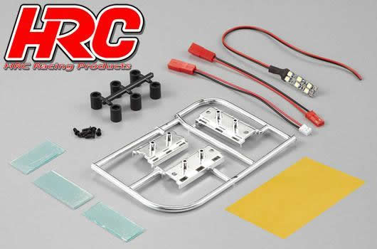 Light Kit - 1/10 TC/Drift - Scale - LED - Number Plate with LED Unit Set