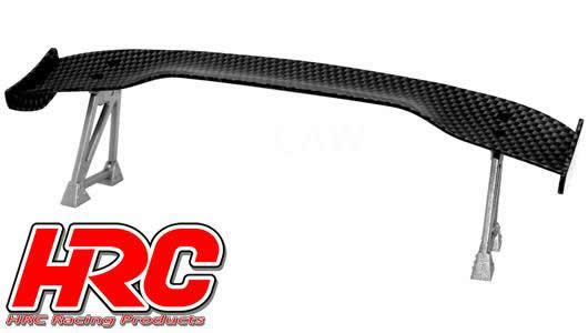 HRC Racing - HRC25120B - Pièces de carrosserie - Accessoires 1/10 - Scale - Touring / Drift Aileron arrière - Finition Carbone - Type B