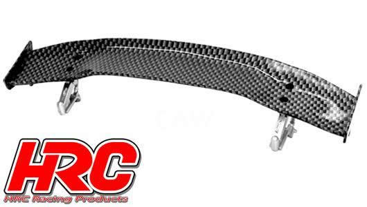 HRC Racing - HRC25120C - Parti di carrozzeria - 1/10 accessorio - Scale - Touring / Drift Alettoni posteriore - Finitura Carbonio - Tipo C