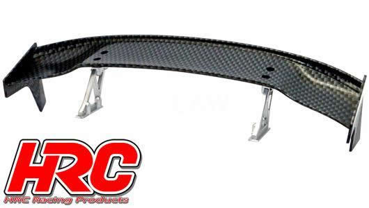 HRC Racing - HRC25120E - Body Parts - 1/10 Accessory - Scale - Touring / Drift Rear Wing - Carbon Finish - Type E