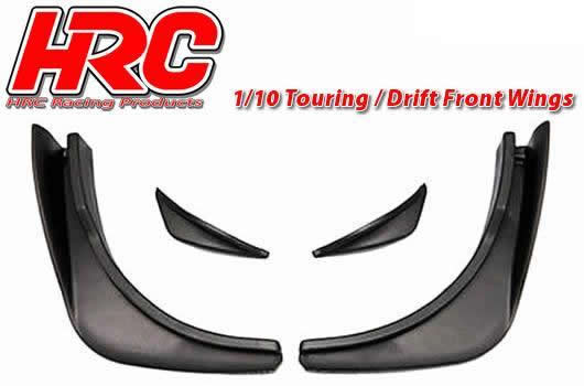 HRC Racing - HRC25117A - Karosserie Teilen - 1/10 Zubehör - Scale - Touring / Drift Vorderespoiler - Ente-Flügel Satz
