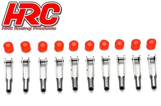 HRC Racing - HRC31201M2 - Metal Clevis - M2 - 23mm Long (10 pcs)