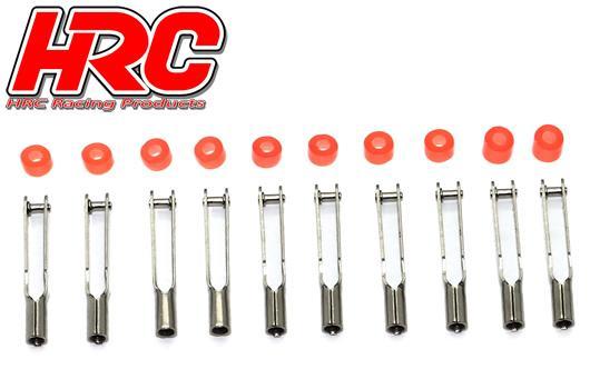 HRC Racing - HRC31201M3 - Metal Clevis - M3 - 31mm Long (10 pcs)