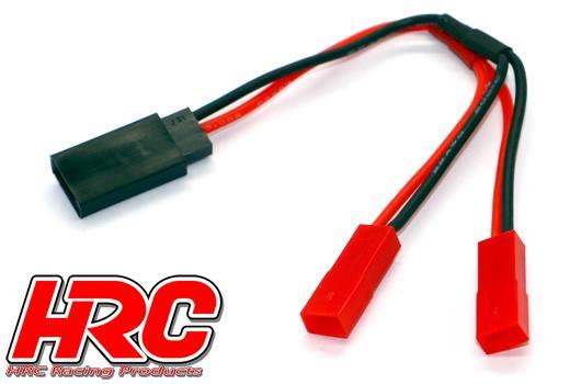 HRC Racing - HRC9191A - Adapter - Parallel - FUT Female to 2x BEC Female