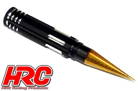 HRC Racing - HRC4005T - Werkzeug - Karosserieaale mit Masstab und Deckel - 1-14mm
