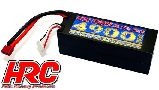 Accu - LiPo 6S - 22.2V 4900mAh 60C/110C - Hard Case - Prise Ultra-T 138x46x48mm