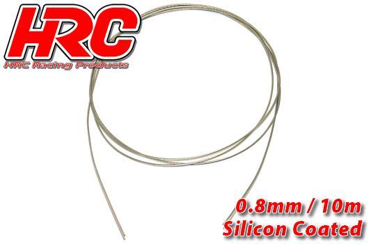 HRC Racing - HRC31271C08 - Stahlseil - 0.8mm - Silicone Coated - soft - 10m