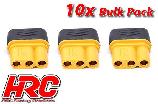 HRC Racing - HRC9020F10 - Connector - MR30 Triple - Female (10 pcs) - Gold