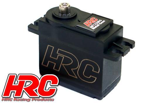 HRC Racing - HRC68123MG - Servo - Analog - 40x38x20mm / 55.6g - 23kg/cm - Pignons Métal - Etanche - Double roulement à billes