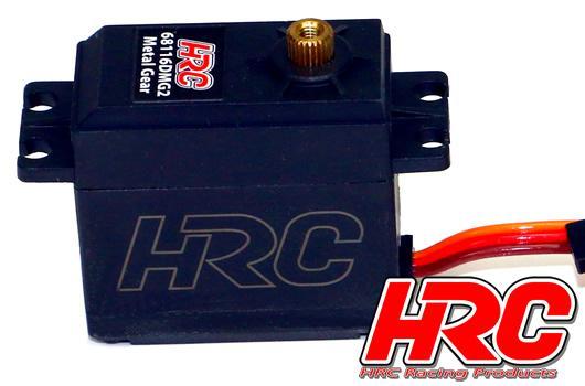 HRC Racing - HRC68116DMG2 - Servo - Digital - 40x38x20mm / 52g - 16kg/cm - Pignons métal - Etanche - Double roulement à billes