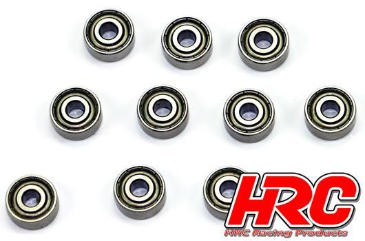 HRC Racing - HRC12U01 - Kugellager - metrisch -  3.175x9.525x3.967mm (BL motor) (10 Stk.)