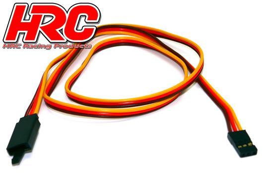 HRC Racing - HRC9245CL - Servo Extension Cable - with Clip - Male/Female - JR - 60cm Long-22AWG
