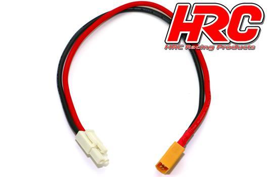 HRC Racing - HRC9612 - Cavo di carico - Gold - Connetore XT60 a Connetore Batteria Mini Tamiya - 300mm