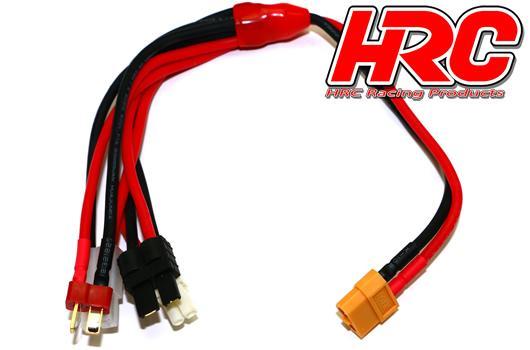 HRC Racing - HRC9623 - Cavo di carico - Gold - Connetore XT60 a Connetore Batteria Tamiya / Mini Tamiya / TRX / Ultra T - 300mm