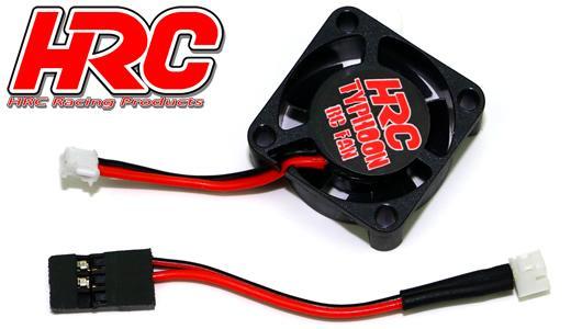 HRC Racing - HRC5841SH - Cooling fan 25x25x10 - HRC Typhoon RC Fan - Ultra High Speed - HW ESC Plug