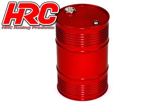 HRC Racing - HRC25221RE - Pièces de carrosserie - 1/10 Crawler - Échelle - Aluminium - Tambour à huile - Rouge 93x56mm