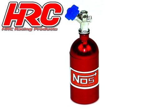 HRC Racing - HRC25223RE - Body Parts - 1/10 Crawler - Scale - Nitrogen Tank - Red - Dimension 5 x 1.5cm