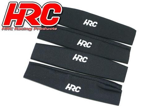 Option Part - 1/10 Off Road - Shock Socks - 80x20-25mm - Black (4pcs)