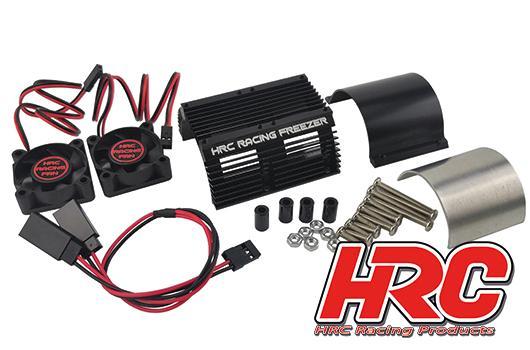 HRC Racing - HRC5836 - Motor Heat Sink - with Fan - 1/8 motor 40-42mm - Freezer (L: 66mm)