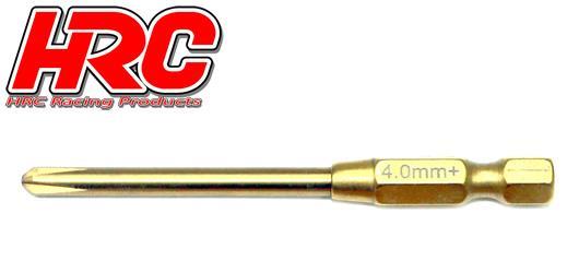 HRC Racing - HRC4054S-4P - Outil - Embout hexagonal pour tournevis électrique - Titanium coated - 4+mm