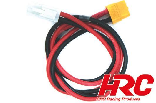 HRC Racing - HRC9612-6 - Ladekabel - Gold - XT60 Ladestecker zu Mini Tamiya Stecker - 600mm