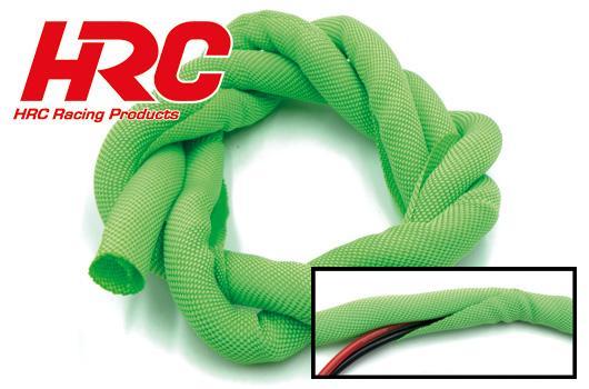 HRC Racing - HRC9501SCG - Cable - Protection WRAP Sleeve - Super Soft - green - 6mm for servo cable (1m)