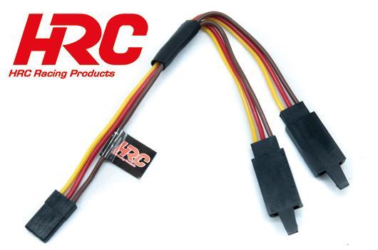 HRC Racing - HRC9249SC - Cable - Y - JR type - 6cm - 22AWG - with Clip