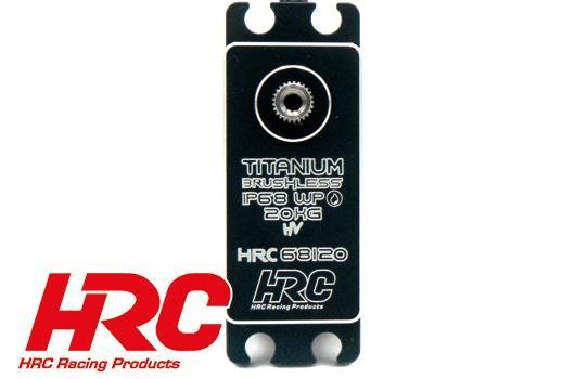 Servo - Digital - HV - Low Profile CAR SPECIAL - 40.8x26.5x20.2mm / 51g - 20kg/cm - Brushless - Ingranaggi Titanium - Estingui - Doppio Cuscinetti