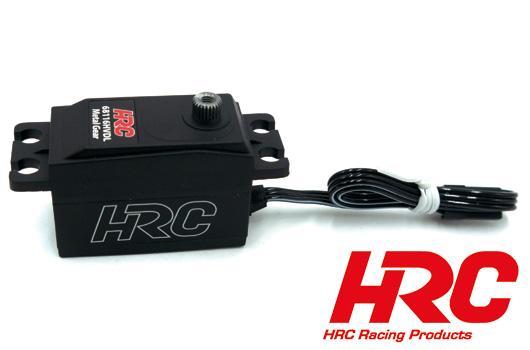 HRC Racing - HRC68116HVDL - Servo - Digital - High Voltage - Low Profile - 40.2x28.6x20.2 - 16.5Kg - Coreless - Pignons métal - Double roulement à billes