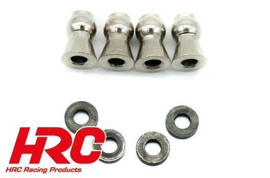 HRC Racing - HRC15-P937 - Ersatzteil - Dirt Striker & Scrapper - Bull Stud 6.0*- M3*12mm (4 Stück)