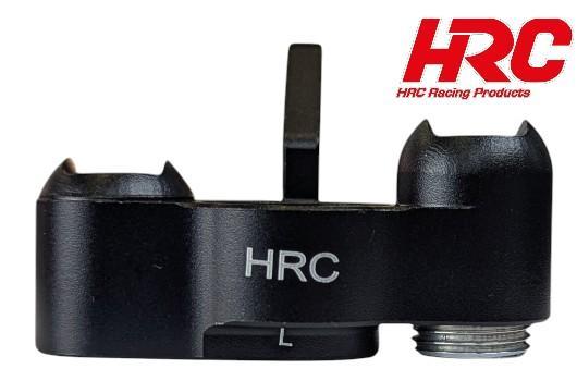HRC Racing - HRC15-X025BK - Pièce détachée - Dirt Striker & Scrapper - Moyeux droits alu (1 pc) - noir