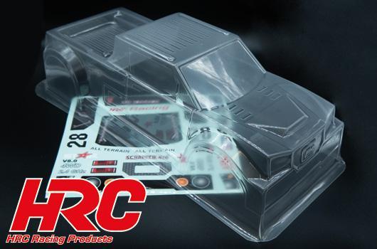 HRC Racing - HRC15-BSC-C - Karrosserie - 1/10 Truck - transparent - Scrapper (with decals)