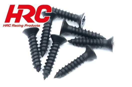HRC Racing - HRC15-P939 - Vis - TP tête plate croisée - M3*10mm 6P