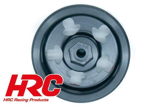 Jantes - 1/10 Crawler - 1.9" - 12mm Hex - Aluminium - Skull Beadlock - Rouge (4 pces)