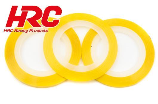 Ligne de déco fine et autocollante - 1.0mm x 15m - Jaune (15m)