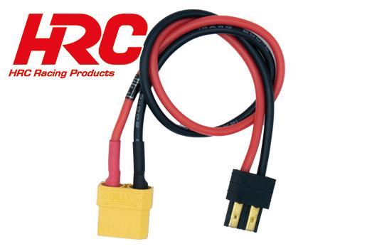 Câble de chargeur - XT90 (F) vers TRX Battery Plug - 300mm - Or