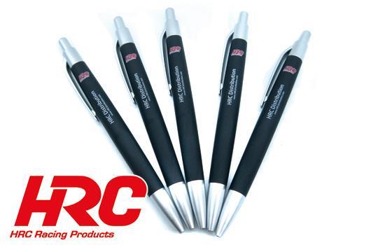 Stylo à bille avec logo HRC - couleur bleue - 5 pcs