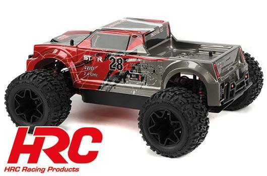 Car - 1/10 XL Electric - 4WD Pickup Truck - RTR - HRC NEOXX - Brushless - Scrapper V2 RED/BLACK