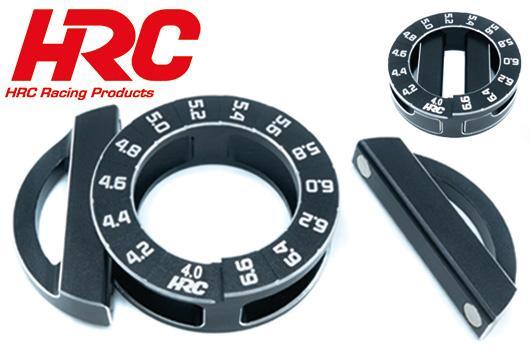 HRC Racing - HRC28317BK - Outil - 1/10 - Jauges de débattement 4.0 - 6.6mm & blocs de support 10mm